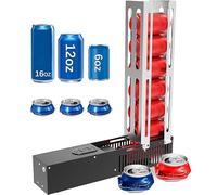 Broyeur de canettes automatique pour recyclage, gère 8 canettes simultanément, compacteur efficace en aluminium et canettes de bière pour une réduction des déchets respectueux de l'environnement