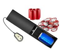 Broyeur de canettes électrique - Outil de recyclage automatique pour canettes en aluminium et bouteilles en plastique de 350,2 g et 473,6 g, idéal pour un recyclage efficace des canettes et des