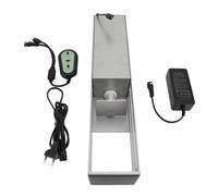 Broyeur de Canettes électrique Robuste, Efficace, 8 Canettes en Métal avec Boutons de Commande, Cycle Automatique, 20% de Taille Originale, Broyeur de Canettes pour Bouteilles