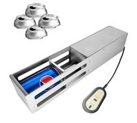 Broyeur de canettes électrique robuste en aluminium - Recyclage automatique pour canettes de 340,2 g et 473,6 g - Idéal pour un usage domestique et commercial