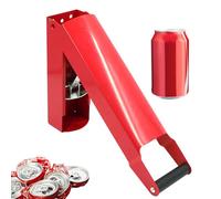 Broyeur de canettes mural en aluminium, outil de broyage manuel robuste, gadget de cuisine respectueux de l'environnement, pour la maison, l'extérieur, les fêtes, les réunions, le garage