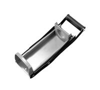 Broyeur de canettes mural en métal robuste avec décapsuleur, utilisé pour recycler les canettes de soda et de bière (gris)