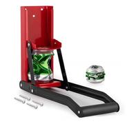 Broyeur de canettes portable de 500 ml avec poignée en caoutchouc - Compacteur de déchets et outil de recyclage pour seltzer, soda, canettes de bière