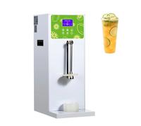 Broyeur de citron commercial électrique automatique avec 2 gobelets shaker de 1 000 ml, 9 vitesses réglables, avec fonction minuterie, 100 tasses par heure (blanc, 220 V)