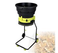 Broyeur de feuilles électrique de jardin avec sac de collecte, design portable sans lame pour un compostage efficace et une gestion des feuilles, cordon d'alimentation de 6,1 m