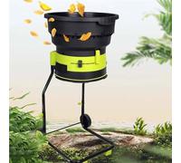 Broyeur de feuilles électrique et composteur, broyeur de feuilles sans lame haute puissance 2 500W pour un rapport de réduction de 17:1, 8 000 tr/min, paillage maximal jusqu'à 55 gallons Nopowercord