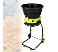 Broyeur de feuilles électrique filaire 2500 W, 8 000 tr/min, avec roues et sac de rangement, taille de coupe réglable, facile à utiliser pour le compostage et le nettoyage de la cour
