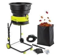 Broyeur de feuilles électrique générique de 2500 W avec roues de jardin