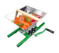 Broyeur De Fruits Pour La Fabrication De Vin,Presse Agrumes À Manivelle Avec Entonnoir 7 Litres Surdimensionné - Broyeur À Jus Manuel,Pour Raisins Baies Poires Pêches Prunes Agrumes Jus