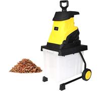 Broyeur de Jardin 2500 W, broyeur de Feuilles électrique avec boîte de Collecte de 45 L, pour Jardin, Ferme, Tonte des pelouses 60m Cord