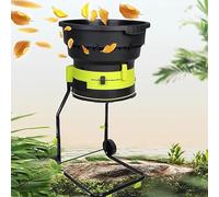 Broyeur de jardin électrique avec roues de transport, protection contre les surcharges et grande trémie pour une gestion efficace des déchets de jardin