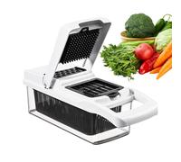 Broyeur de Légumes, Coupe-Légumes Multifonctionnel - Hachoir Alimentaire Oignon Pommes De Terre - Chopper De Légumes De Cuisine, Pomme De Terre, Légumes De Botte Alimentaire - Ergonomique