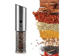 broyeur de moulin à poivre - broyeur d'épices électrique, outil de saveur moderne | Machine de broyage à la grossièreté réglable rechargeable, shaker à batterie pour les salades d'assaisonnement Pâtes