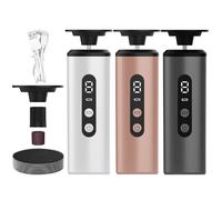 Broyeur De Pied Électrique | 2 En 1 Dureur De Démolition Des Pieds Électriques | Dispositif De Pédicure Professionnel Rechargeable | 13.6x4.1x4.1cm | Réglage De La Vitesse | Polyvalent | Pour Les Soin