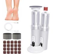 Broyeur de pied électrique avancé avec charge de base et haute vitesse pour un retrait efficace des peaux mortes et lisseur de talon ergonomique