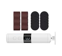 Broyeur de pieds électrique | Portable silencieux sans fil sans fil 3 niveaux, machine de pédicure électrique réparation des pieds | pour la maison, la chambre à coucher, les vacances, les voyages