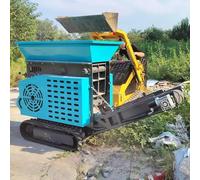 Broyeur de pierre mobile professionnel monté sur chenilles pour l'exploitation minière de minerai, basalte, granit, idéal pour les opérations minières à petite échelle