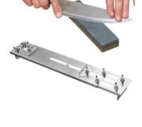 Broyeur de pierres pointues réglables | Support de montage de pierre d'assistance résistante au glissade | Base en acier inoxydable avec plate-forme de poignée ferme | Pont aiguisé pour les pierres d'