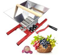Broyeur de Pommes 7l, Moulin Manuel à Raisins en Acier Inoxydable