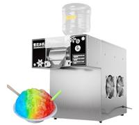 Broyeur de rasoir de comptoir de machine à glaçons flocon de neige, machine à cône de neige rasée avec système de refroidissement liquide pour le refroidissement rapide de l’air de dissipati