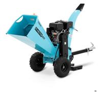 Hillvert Broyeur De Végétaux Branches Bois Thermique Déchiqueteuse À Essence HT-HECTOR 420T (ø 120 mm max, 3 600 tr/min, 15 ch / 11 040 W, Réservoir Essence 5,5 l, Consommation 1,8 l/h)