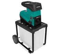 Broyeur de végétaux - 2800W - Moteur à induction silencieux - Broie les végétaux jusqu'à Ø45 mm -Bac de récupération de 60L