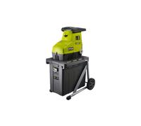 Ryobi Broyeur de végétaux électrique RSH3045U 3000 W silencieux Bac 55 L Coupe 45 mm