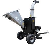 Broyeur de végétaux herbes et feuillages pro tractable thermique essence 15cv 420cc 120mm avec démarrage électrique Torros HDK120