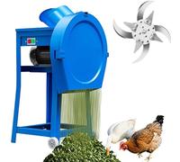 Broyeur d'herbe robuste pour animaux - 4000 tr/min - Épaisseur d'alimentation réglable - 500 kg/h - Pour grandes et petites exploitations - Élevage domestique