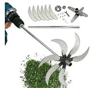 Broyeur D'herbes - Broyeur D'aliments Pour Bétail Réglable, Outil Agricole Domestique, Broyeurs À Lame En Métal durabless Pour Le Jardinage Domestique, Tonte De Pelouse, Feuilles Tombées, Branches