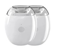 Broyeur d'ongles automatique universel, coupe-ongles électrique avec lumière LED et 3 vitesses pour un soin sûr et doux des ongles, coupe-ongles automatique et tondeuse à polir (2Pcs)