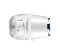 Broyeur électrique 350 ml avec alimentation rechargeable, blanc | Bol mélangeur en verre avec composants robustes pour un traitement efficace de l'ail, de l'oignon, du poivre