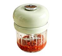 Broyeur électrique à ail avec processeur électrique et presse pour aliments, hachoir à légumes, pour maison, camping, restaurant, cuisine, appartement, pique-nique, ail, salade gingembre