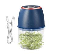 Broyeur électrique à l'ail, processeur d'aliments et broyeur de cuisine USB de 350 ml, petite machine à broyer pour viande, gingembre, chili, ail, fruits, haricots et légumes