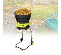Broyeur électrique de jardin, broyeur de feuilles et d'herbe robuste avec rapport réglable pour une coupe efficace, pour le nettoyage de la cour et la réduction des déchets