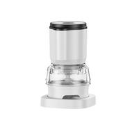 Broyeur électrique multifonctionnel à grossièreté réglable, moulin à épices domestique for poivre du Sichuan, sel de mer et poivre(GRAY)