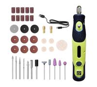 Broyeur Électrique, Petit Portatif, Sculpture Sur Bois De Jade, Polissage, Coupe, Stylo, Outil, Mini Perceuse Simple d'utilisation(39PC green)