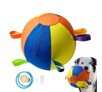Broyeur grincement - jouets interactifs pour chiens de football | Mâcher jouet à mâcher agressif | Jeu d'exercices de mastication en sécurité portables pour un compleann agressif