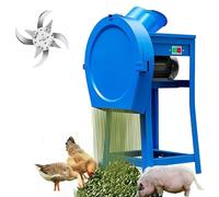 Broyeur-hacheur de foin robuste, moulin à aliments pour animaux à usage commercial, adapté aux fermes, élevages, pâturages et à l'alimentation du bétail (petits et grands animaux).