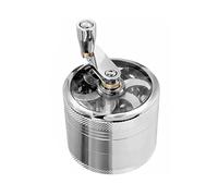 Broyeur manuel à poivre, broyeur à main avec manivelle, d'épices Pollen pour herbes, café, sel, poivre, argent