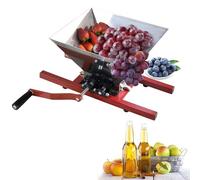 Broyeur manuel pour fruits et pommes - Grattoir à fruits portable avec engrenages et poignée en alliage d'aluminium pour sauce au vin et aux baies