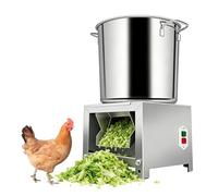 Broyeur Polyvalent De Légumes, Hachoir Électrique Commercial, Grande Entrée D’alimentation Diamètre 30 Cm, 75-150Kg/Heure Pour L’agriculture, Le Pâturage Du Bétail Et Les Cuisines(1000w)