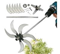 Broyeur pour la maison et l'agriculture - Outil réglable pour hacher les aliments du bétail | Lame de coupe pour engrais organique, travail du sol, ferme, jardin