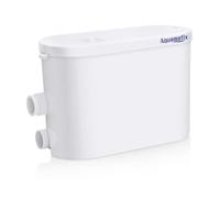 Aquamatix Silencio 2 Pompe sanitaire 400W Broyeur Sanitaire Pompe de Relevage Pompe de douche 135L/min 2 entrées pour la douche et les éviers Distance de pompage verticale de 10,5 m