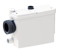 Déchiqueteuse intégrée SaniPACK pour une salle de bain complète 44 cm scarico verticale