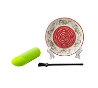 Broyeurs d ' ail et de gingembre en céramique, râpe manuelle, de broyeur, conception en gaufrage avec éplucheur et brosse pour la cuisine quotidienne, de broyeur de fruits