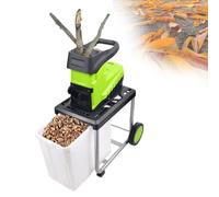 Broyeurs De Jardin 2800 W, Broyeur De Feuilles avec Roues Et Sac De 60 L, Feuilles De Branches Jusqu'à Une Capacité De Branche De 45 Mm, pour Utilisation sur Pelouse Et Jardin,A
