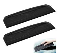 BRRDAQU 2PCS Raclette à Vitre en Silicone pour Voiture, Raclette de Séchage Raclettes D'essuie-Glace de Fenêtre de Voiture pour Nettoyage Fenêtres Miroirs et Vitres Pare Brise de Voiture 25CM