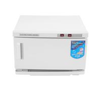 BRRIDE Chauffe-Serviettes 25L avec Stérilisateur UV, Chauffe-Serviettes Compresses Chauffe-Serviettes Hot Cabinet Stérilisateur à Lumière UV pour Salon de Beauté Salon de Beauté Hôtels (Blanc)