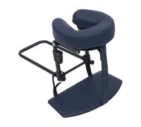BRRIDE Support de table de massage, appui-tête avec support de coussin pour le visage et repose-bras, coussin de massage réglable en forme de U pour lit et repose-visage, maison et salon (bleu)